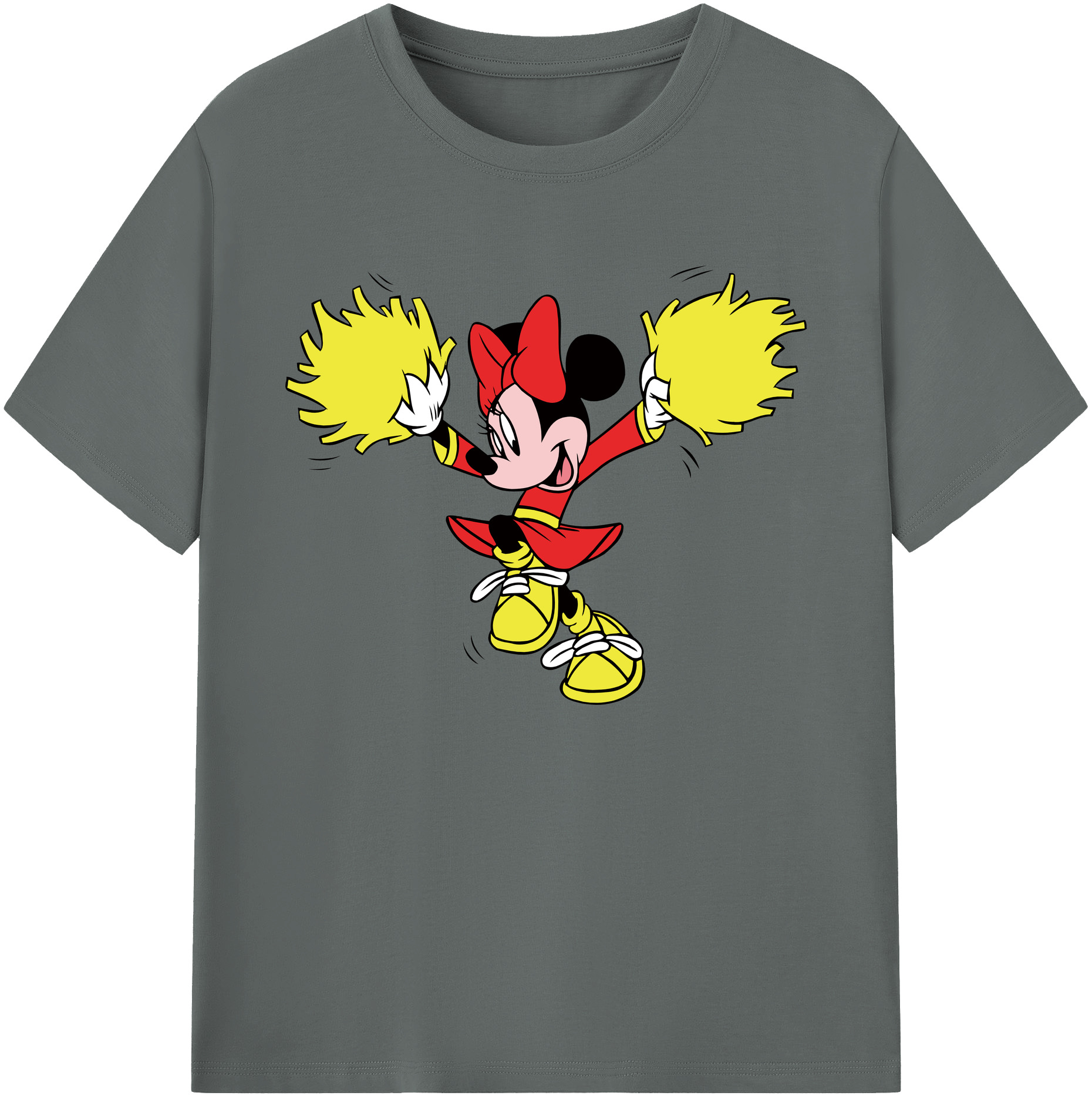 ミッキーマウス Mickey Mouse 綿100％ メンズ半袖Tシャツ｜肌触りやわらか＆通気性